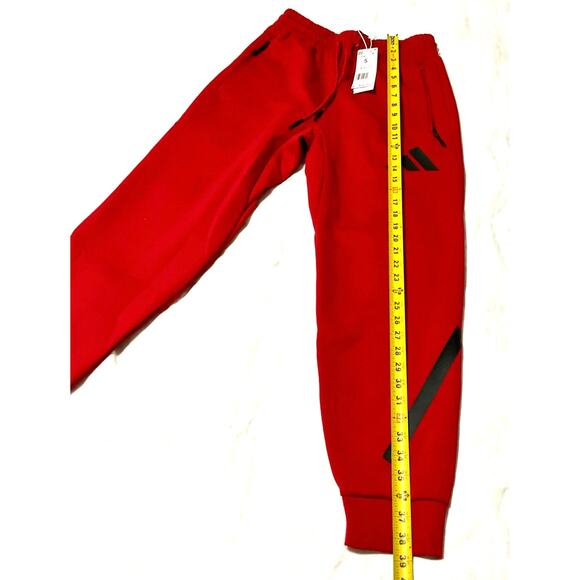 Adidas Activewear Z.N.E. Men's Size S red Tapered Leg Track Jogger Pants JF6542 - Picture 5 of 11